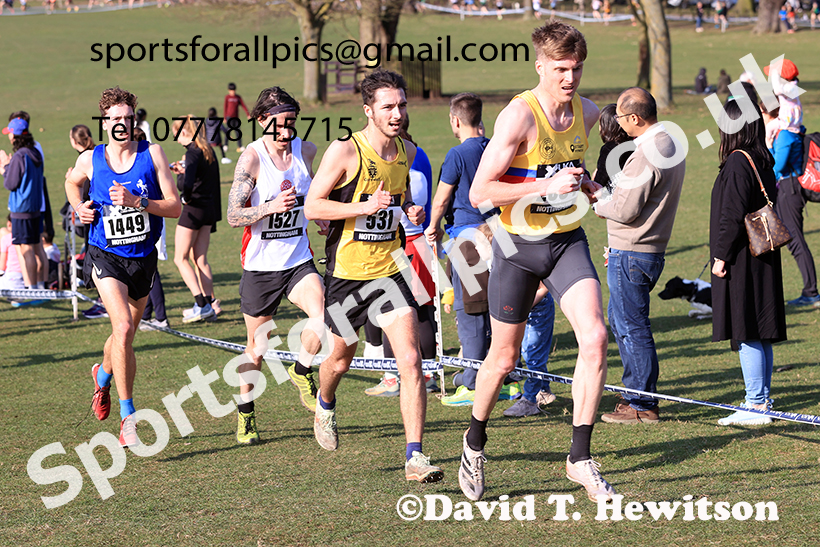 Senior mens 2025 UK CAU Inter Counties Cross Country Champs., Wollaton Park, Nottingham. Photo: David T. Hewitson/Sports for All Pics
